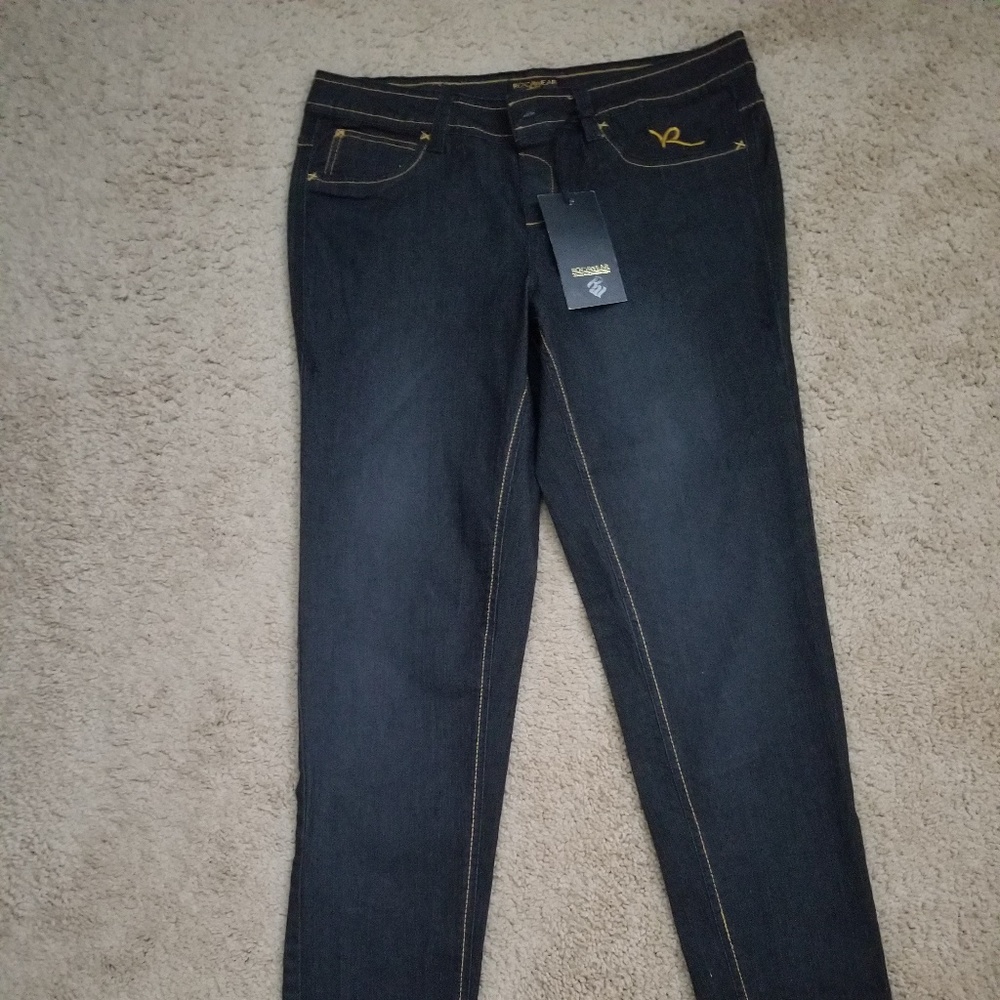 Junior's ROCAWEAR Dark Denim Jeans